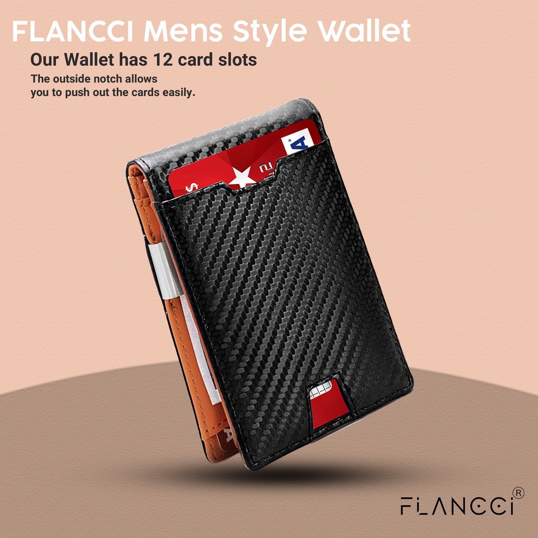 Men's Clemson Slim Wallet with Money Clip – clemsonframeshop