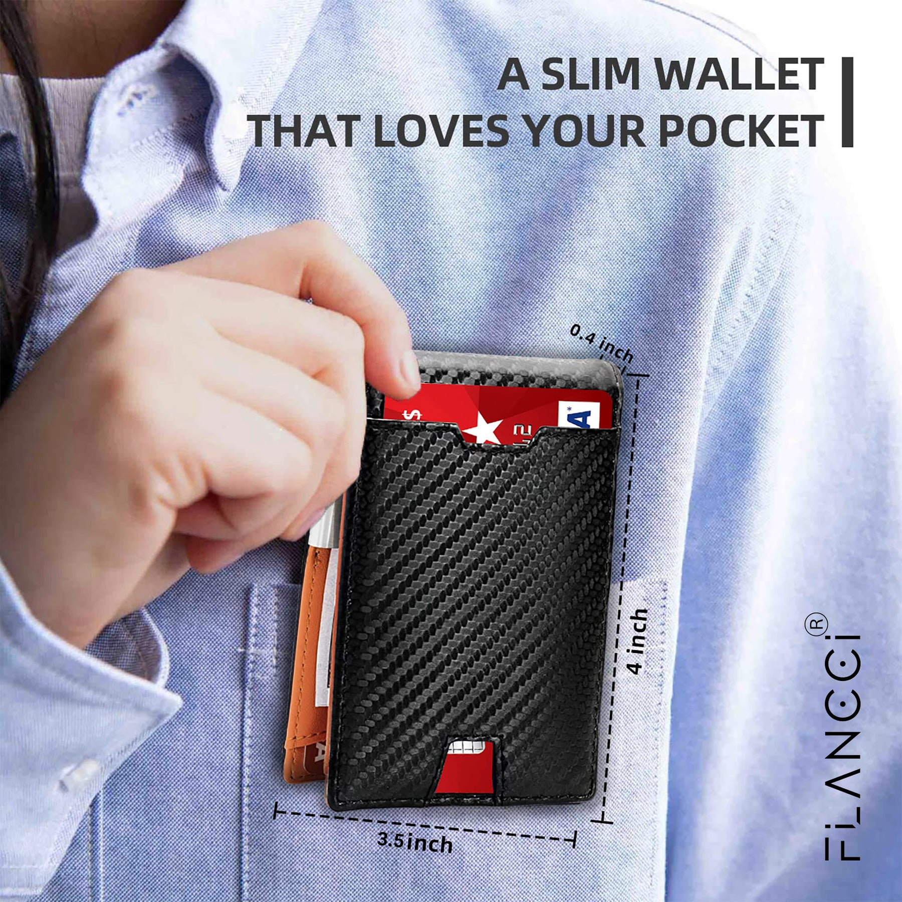 Men's Clemson Slim Wallet with Money Clip – clemsonframeshop